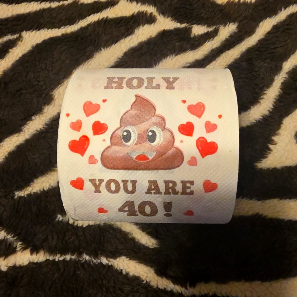 Funny 40th Birthday Toilet Paper